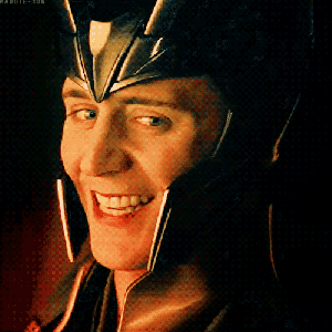 Loki laughing