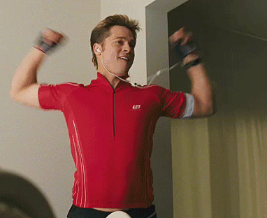 Brad Pitt celebration GIF