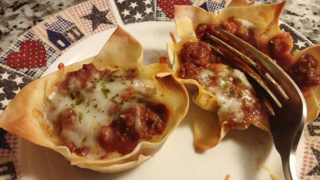 Mini Lasagna Cups 1